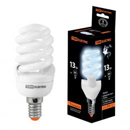 Изображение продукта Лампа энергосберегающая TDM Electric Е14 13W 4000K матовая SQ0323-0058 